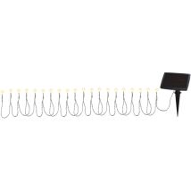 Trading Guirlande Lumineuse Solaire Led Globini Pour Extérieur, Blanc Chaud, Batterie - Star