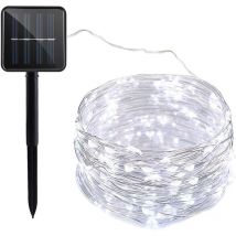 Guirlande Solaire Exterieur, 22m 200 led Guirlande Lumineuse Exterieure Solaire Étanche 8 Modes, Solaire Guirlande Guinguette Exterieur pour Jardin