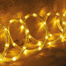 Tube électrique extérieur 24m 432 led blanc chaud - Feeric lights & christmas