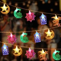 Guirlandes lumineuses de Noël à led, guirlandes lumineuses colorées pour les fêtes de Noël