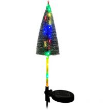 Guirlandes lumineuses solaires de Noël, décorations de jardin à led pour sapin de Noël, éclairage d'extérieur, éclairage de chemin, décoration de
