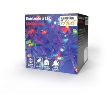 Guirnalda 80 leds blanco frio multifuncion exterior 9m