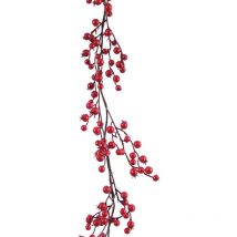 Guirnalda con bayas lacadas Alt. 180 cm