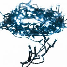 Guirnalda fija 180 leds blanco frio 220V 16,5m IP44