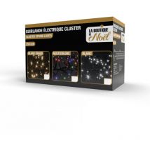 La boutique de Noël - Guirnalda luminosa de racimos Negro