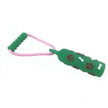 Gummibeißring mit 18,5 cm Seilzug. Die Farben werden je nach Verfügbarkeit serviert