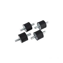 Pieds Antivibratoires Cylindriques mâle M10 M8 Caoutchouc Anti-vibration supports d'isolation anti-vibration 4 pièces