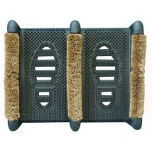 Gummistiefel-abstreifer Teppich Aus Kautschuk Und Kokos 33x39cm - Btb