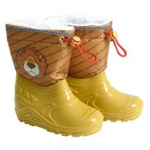Gummistiefel Kinder Stiefel Regenstiefel Nici Thermostiefel Unisex Gelb Löwe 31