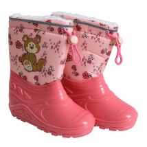 Gummistiefel Kinder Stiefel Regenstiefel Nici Thermostiefel Unisex Pink Bär 27