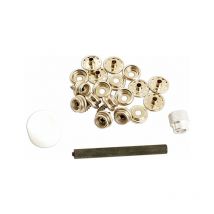 Gunson - Press Stud Repair Kit 15pc soft tops tonneau boat trailer & cratch 77116