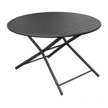 Proloisirs - Guéridon Globe graphite ø 120 x 74 cm
