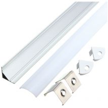 Guscio rigido in alluminio da 50 cm per nastro 5050 5630 7020 led Strip v