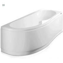 Guscio vasca rettangolare mod. genny con pannello cm 170 x 70 dx. senza colonna scarico