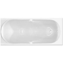 Vasca Rettangolare Itaca – 170 x 70 cm – Acrilico/ABS – Bianco – 16,7 Kg – Capacità 140 lt
