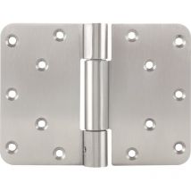Scharnier 120x160mm mit aushängbarem Stift - Scharnierband geprüft nach EN1935, Edelstahl - Gustav Kauls