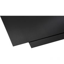 Hartschaumplatte 50 x 100 cm, 3 mm, schwarz Bastelplatten - Gutta