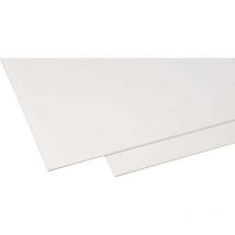 Hartschaumplatte 50 x 50 cm, 3 mm, weiß Bastelplatten - Gutta