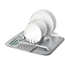 Guzzini scolapiatti con tappetino 'dry&safe' 'organization' grigio, accessori cucina