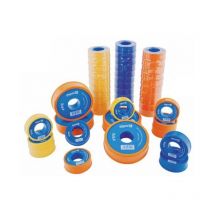 Rouleau de ruban téflon Unecol Dimensions : 50 m x 19 mm x 0,1 mm. 0,52 g/cm³.