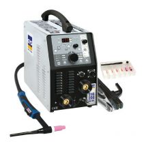 GYS - Equipo De Soldadura Tig Tig 200 Ac / Dc Hf Fv Con Accesorios 10-200 Para Refrenar.