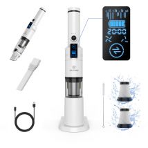 Vicsonic - H2-Aspirateur à Main sans Fil 13000 Pa/100 w Aspirateur Portable Filtre hepa avec Station de Charge pour Voiture Maison Poils d'Animaux