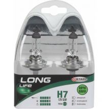 H7 Long Life Coppia di lampadine per luci auto 12V 55W PX26d