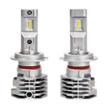 H72,2er-Pack, LED-Scheinwerferlampe, 6500 k, Turbo-Autoscheinwerferlampen-Umrüstsatz, Fernlicht, superhelles Weiß, 6000 k
