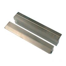 Haarhaus - Ganascia di protezione morsa 47/5 n per larghezza ganascia 140mm profilo scanalato Alu.