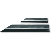 Haarlineale din 874/00 Stahl gehärtet brüniert 400mm