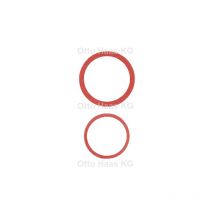 Anneau en fibre 7381 8x14x1mm, brun-rouge, chaud / froid - Haas
