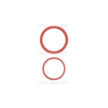 Fiber-ring 7847 22x30x1,5mm, Rotbraun, Warm/kalt - Haas