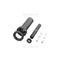 Mur wc raccord de raccordement 3603 dn 110, blanc caches, 300mm, wc - Haas