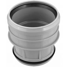 Oha-rdst Steckmuffe grau aus pp, dn 110 x 110 - für HT-Rohr