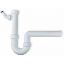 Röhrensiphon 1 1/2 Zoll x DN40 40mm Kunststoff Spülensiphon Siphon