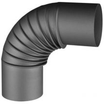 Haas+Sohn Rauchrohr-Knie, anthrazit, ø 80
