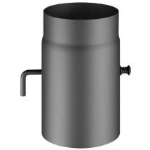 Haas+Sohn Rauchrohr mit Drosselklappe ø 150