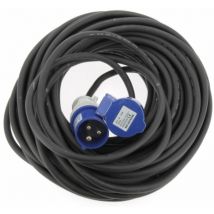 Rallonge cee 17 Rallonge Néoprène cee 17 30m x 1.5mm² Raccordement Camping-car Van - Haba