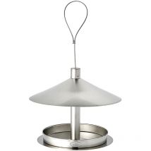 Futterstation für Vögel aus Edelstahl, mit Kordel - Habau