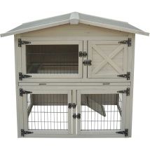 Kleintierstall ''Meran'', mit Reinigungsblech zum Herausziehen, 108 x 53 x 100 cm - Habau