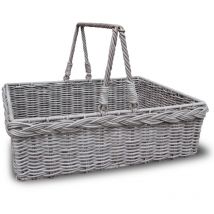 HABAU Korbtablett, mit Filzboden, aus Polyethylen, mit Metallrahmen