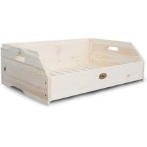 Stapelkiste ''Maxi'' aus Naturholz, 59 x 38 x 18 cm - Habau