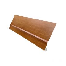 Aluhome - Habillage de bandeau en alu 2m avec pointe de diamant - CD28 - Hauteur 220 mm