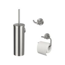 Haceka Kosmos Pack Wc - 3 Pièces - Inox Brossé