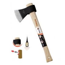 Altuna - hache lame forgee caractéristiques avec manche en boislongueur 400 mmpoids 600g
