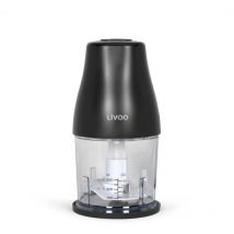 Hachoir Livoo 300 ml - 400 w - 1 vitesse et fonction turbo - 2 lames en inox - Noir