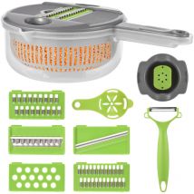 Hachoir à légumes avec récipient multi-usages Hachoir à oignons 11 en 1