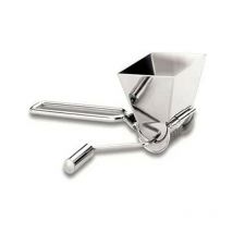 Hachoir à persil à manivelle en acier inoxydable, Dimensions 13,5 x 20 x 7,5 cm.