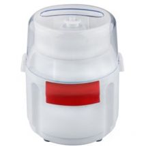 Hachoir électrique kuken double lame capacité 0,7litres 700w couleur blanc/rouge