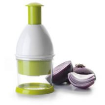 Hachoir manuel à oignons et légumes bio avec récipient IBILI 799600